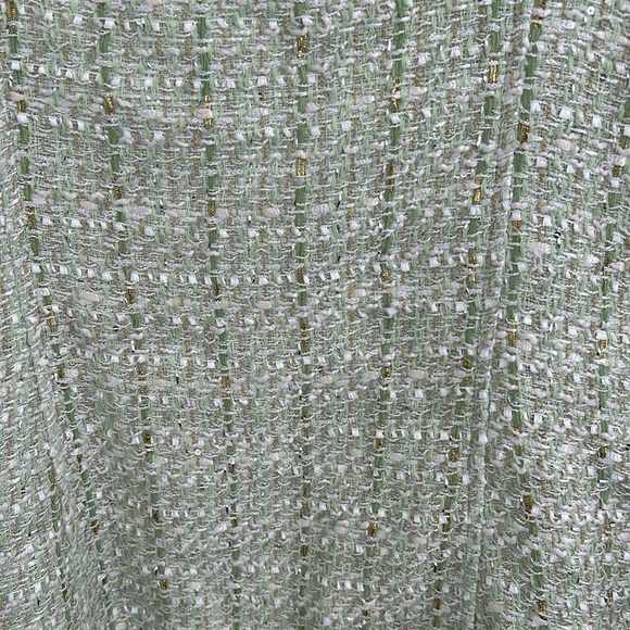 House of Harlow 1960 Tweed Green & Gold Mini Dress Size M - Picture 8 of 13